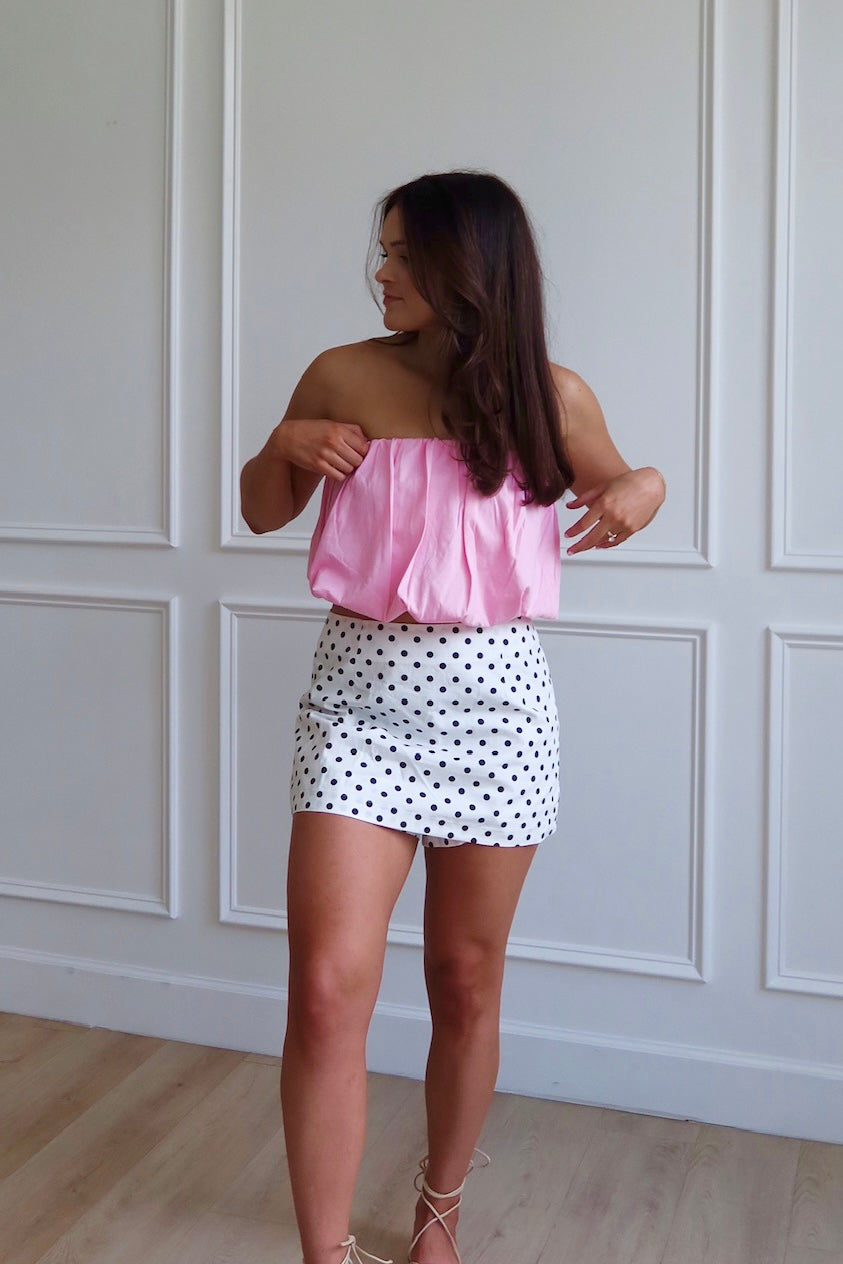 Marina Polka Dot Skort