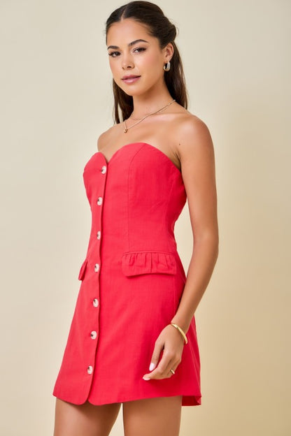 Ruby Strapless Mini Dress