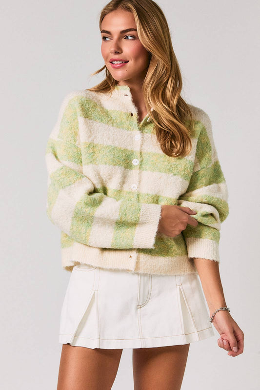 Romy Striped Cardigan