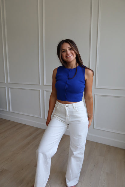 Cove Top in Blue