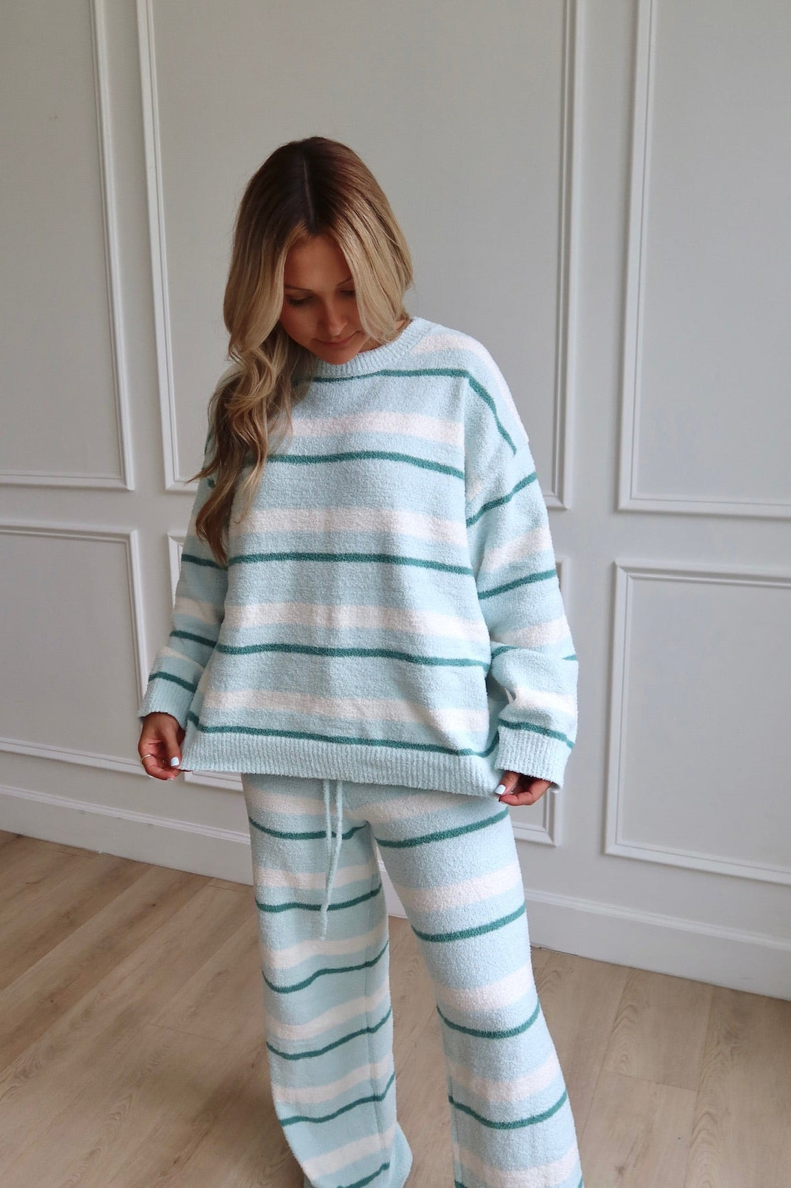 Corinne Striped Lounge Set