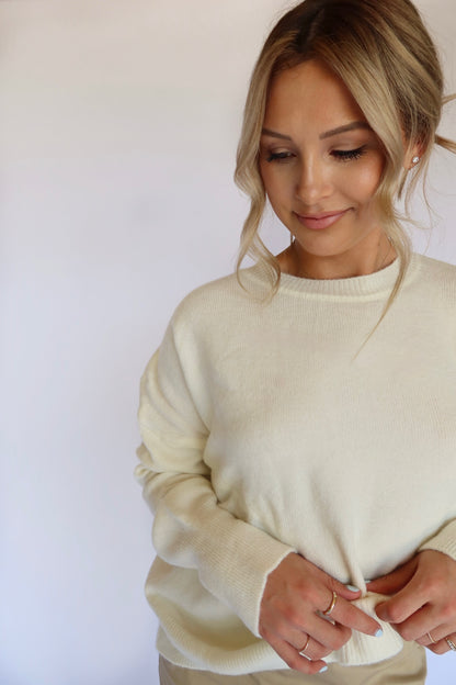Willa Sweater in Cream