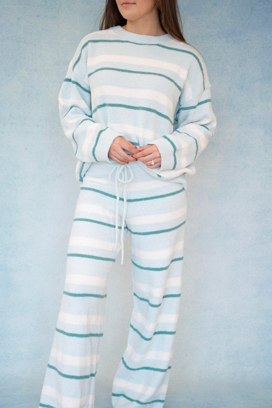 Corinne Striped Lounge Set