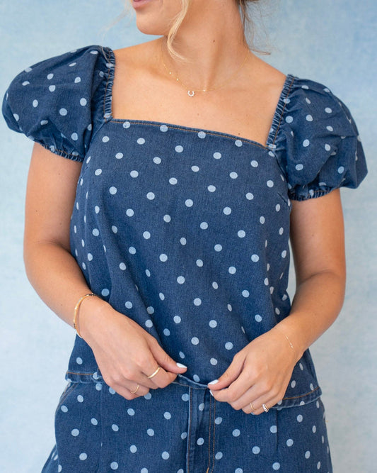 Vivienne Polka Dot Top