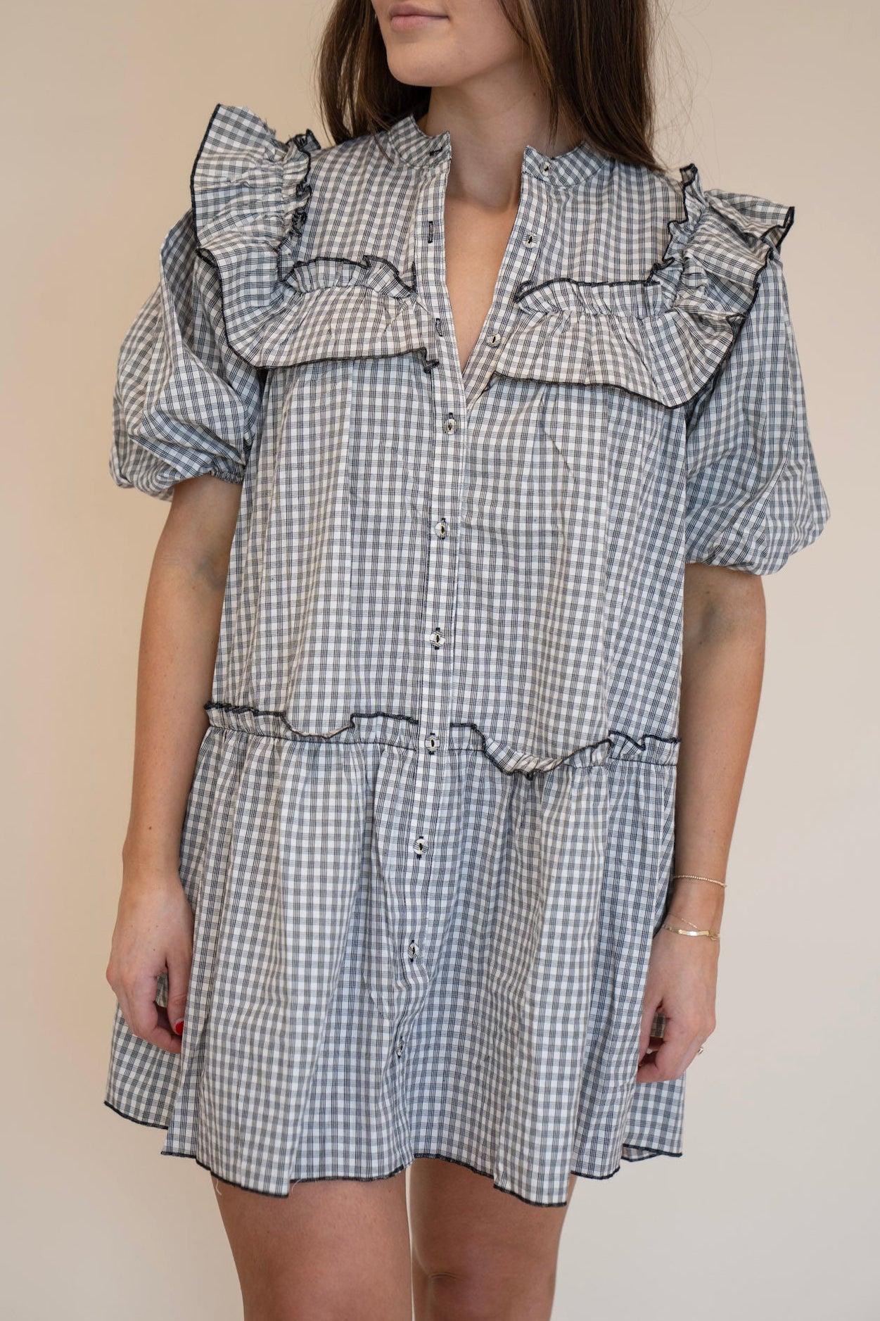Lea Gingham Dress