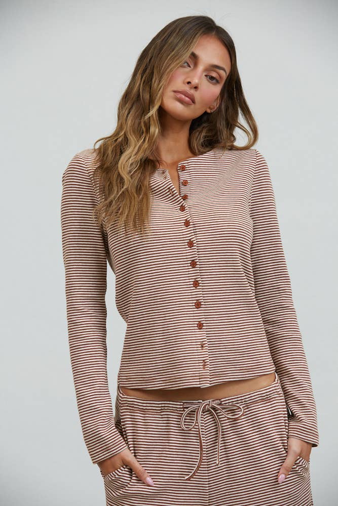 Sunday Stripe Lounge Set